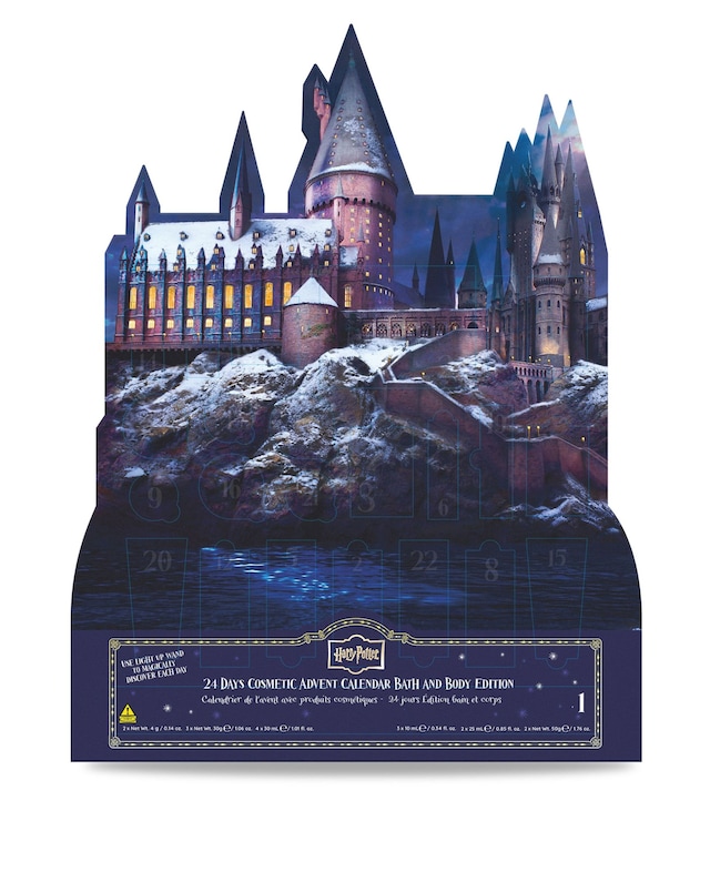 Harry Potter Hogwarts 24 Day Bath and Body Beauty Advent Calendar